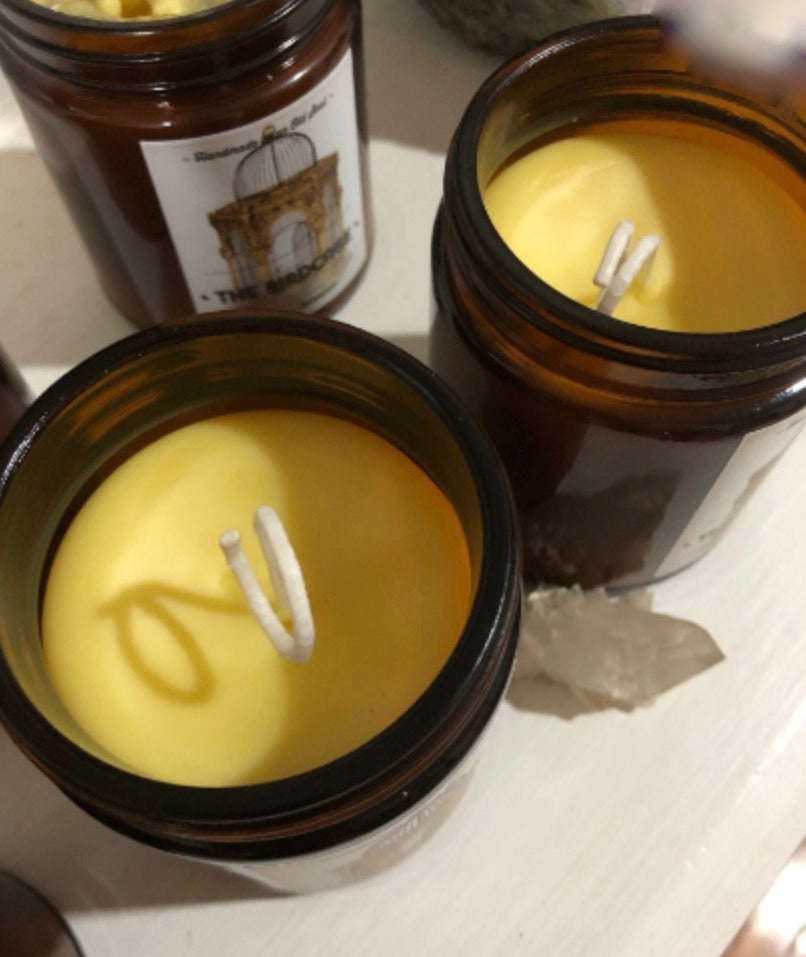 Patchouli & Lemongrass ~ Essential Oil Handmade Candle ~ Soy Free* No Perfumes  ~Handmade by an Old Soul~*