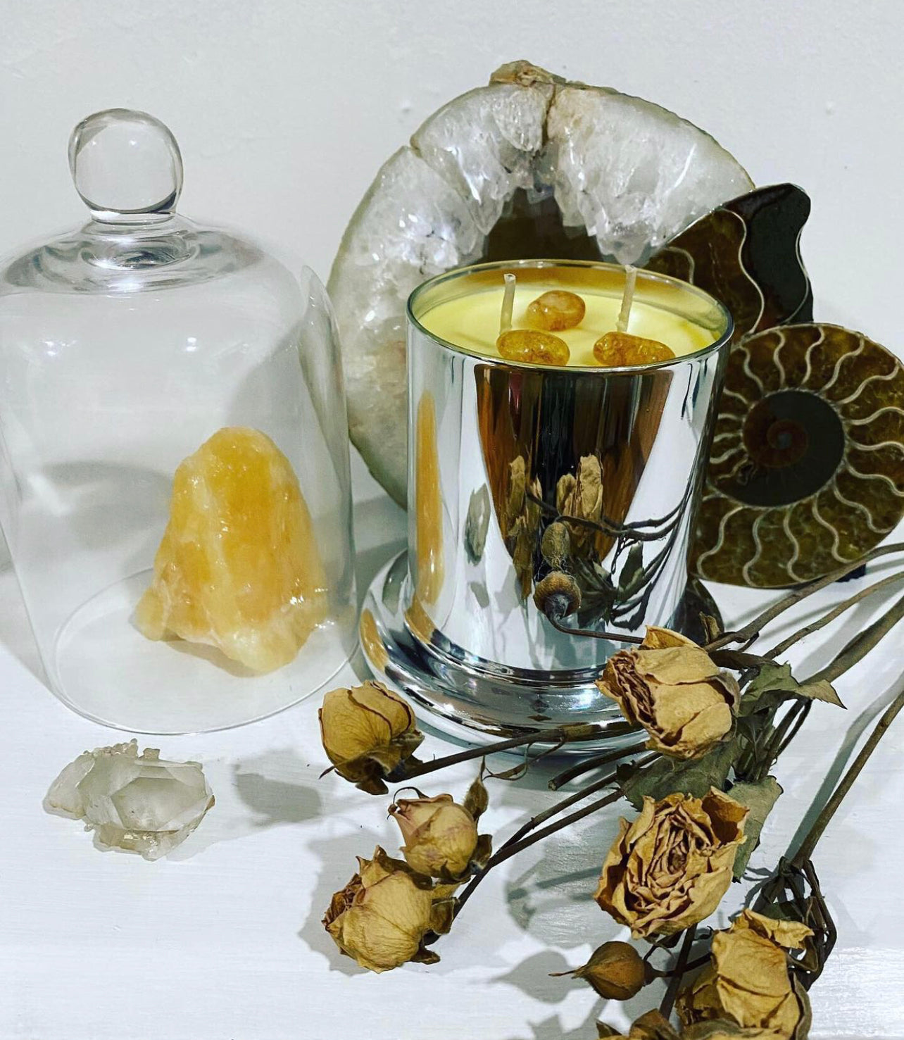 Citrine Goddess* ~ Goddess of the Sun Candle ~ infused with 6 Citrus Essential Oils* - No Fragrances ~ All Natural*