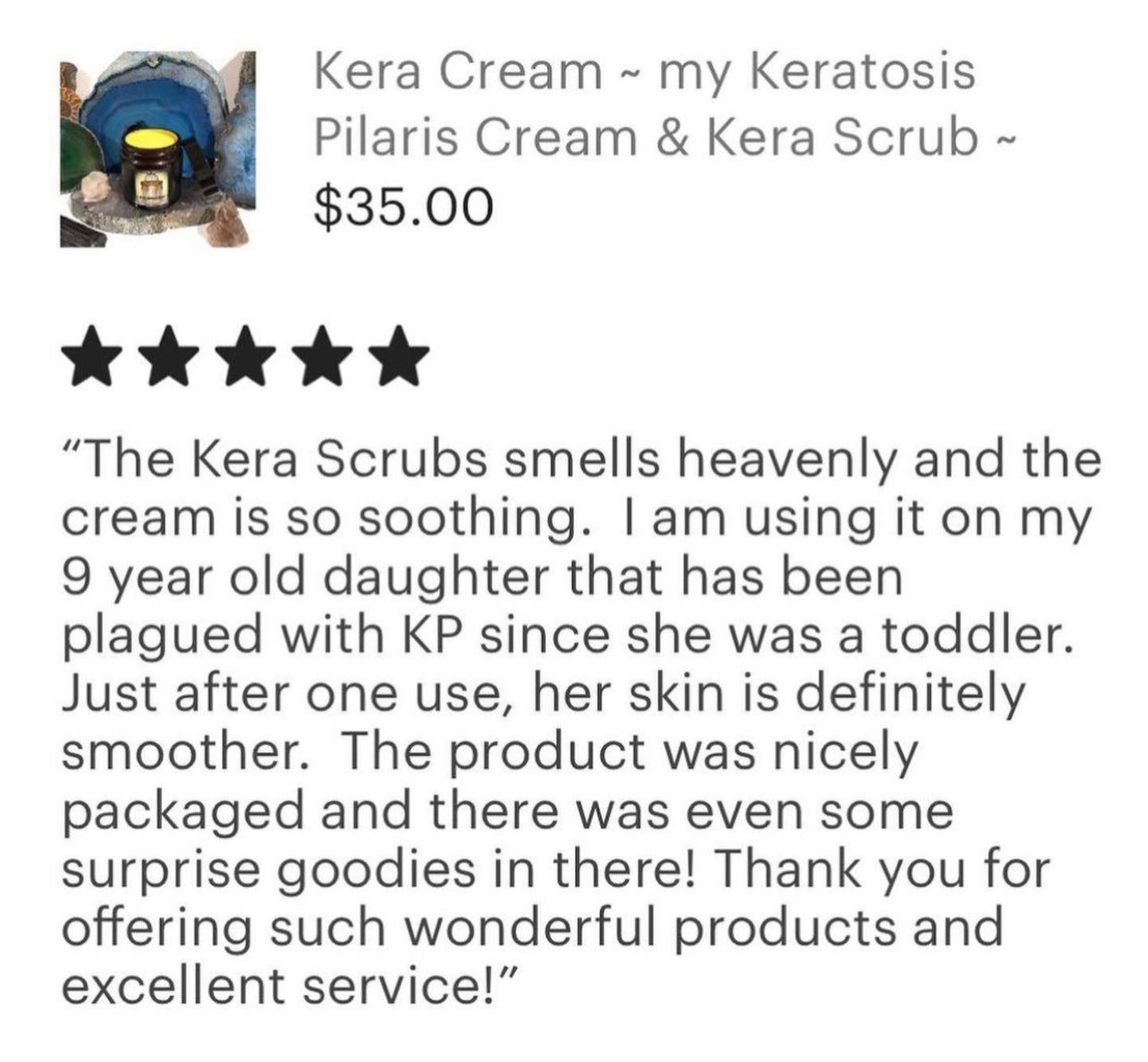 Kera Cream & Kera Scrub ~ Keratosis Pilaris ~ All Natural ~ Essential Oils ~ Vegan ~ Cruelty Free ~ please read Item Details*