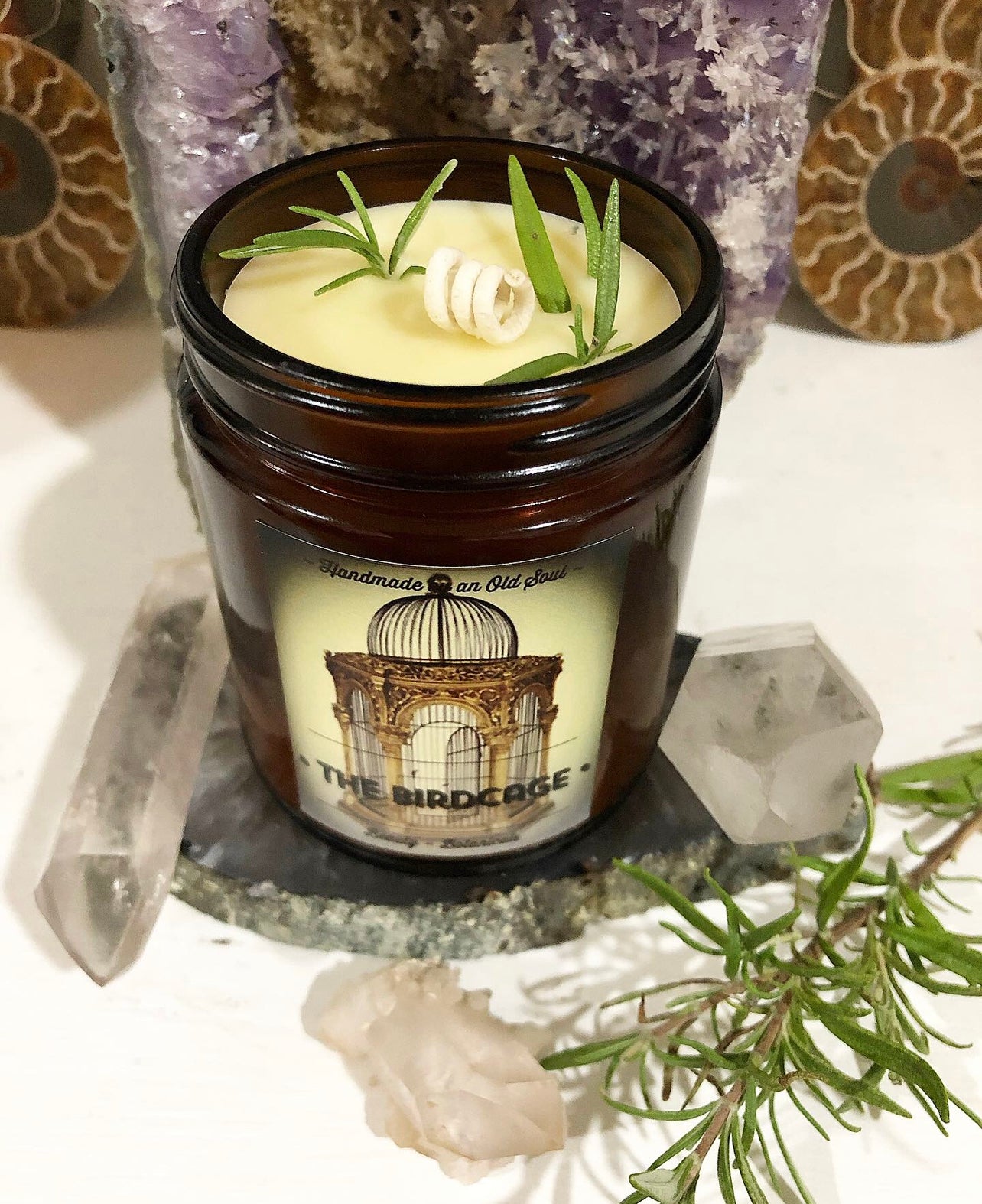 Vapor Rub* ~ Organic Wax Handmade Candle ~ (*smells like vapor rub*) Essential Oils ~ No perfumes ~  Congestion Aid Candle ~ Ideal Winter Candle or cold days*