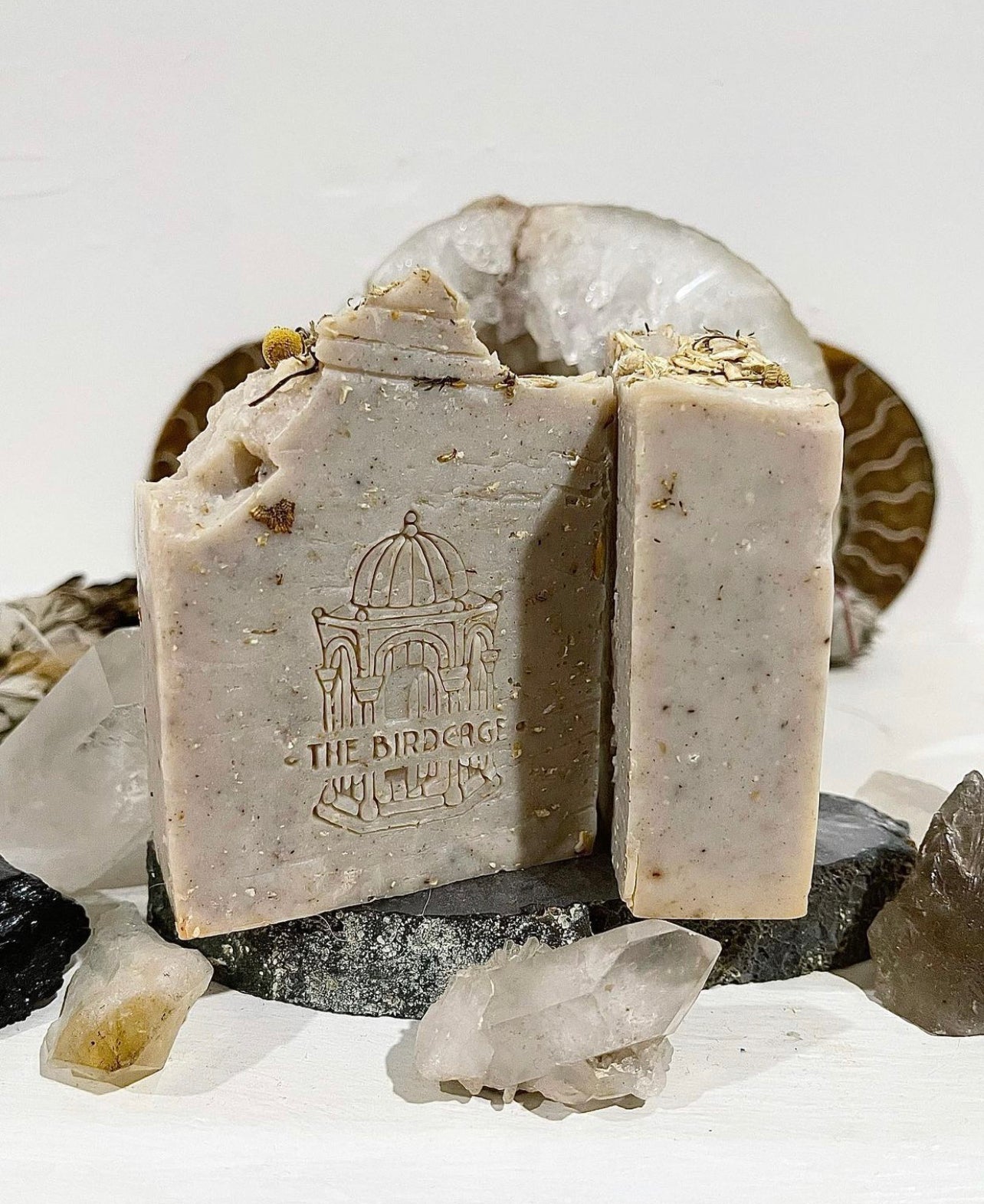 Sensitive Skin Calming Bar* ~ Calming Oatmeal Chamomile handmade Soap~ w/ Roman Chamomile Essential oil, Calming Calendula oil