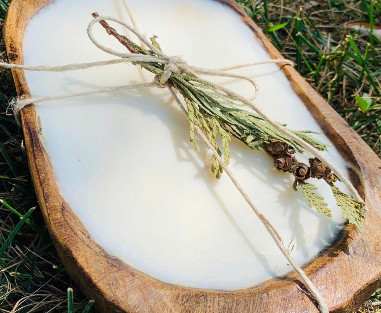 Dough Bowl Candle ~ 3 or 4 wick candle ~ Dough Bowl Candle ~ Bread Bowl Candle ~ Rustic Candle ~ Essential Oils ~ Soy Free*