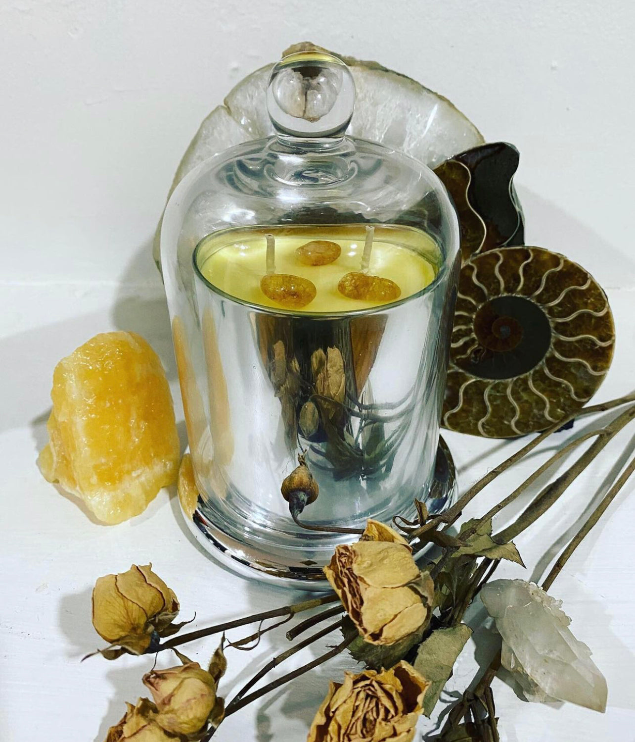 Citrine Goddess* ~ Goddess of the Sun Candle ~ infused with 6 Citrus Essential Oils* - No Fragrances ~ All Natural*