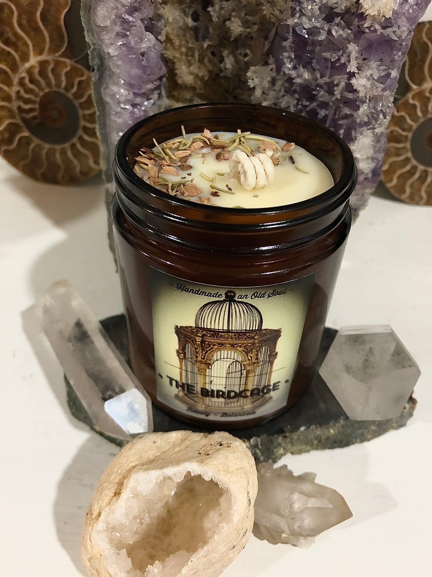 Camphor & Pine Organic Beeswax Candle ~ Essential Oils ~ No Perfumes All Natural