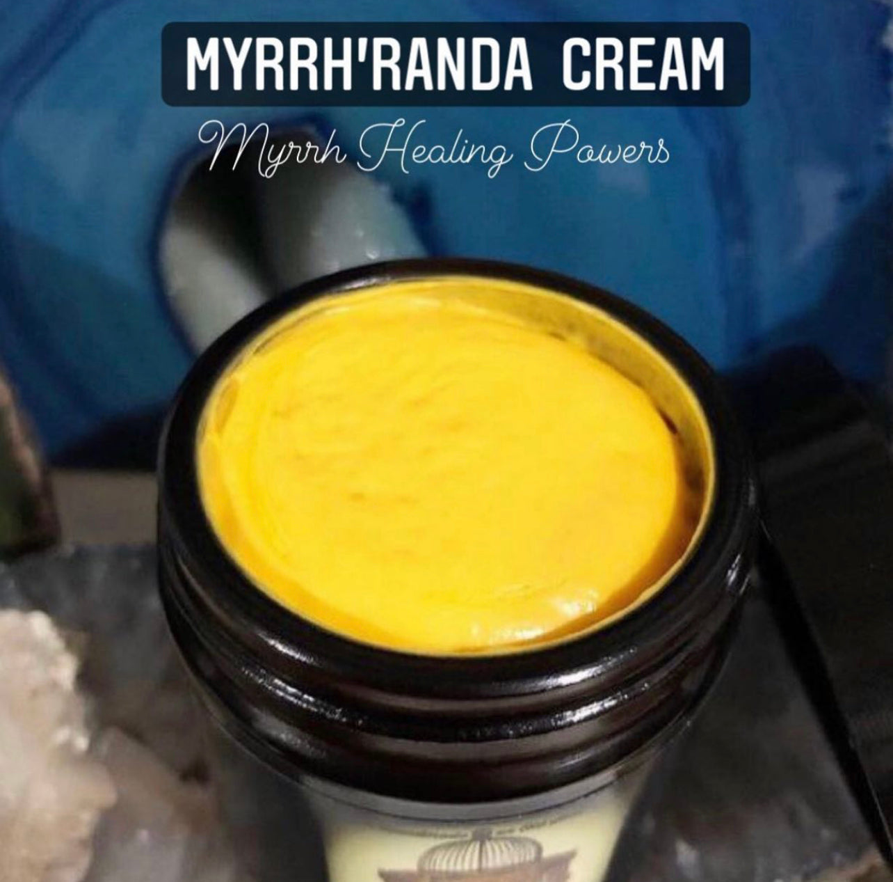 Myrrh'randa Cream ~ my Ultra Moisturizing Myrrh Cream for Dry, Irritated, and Cracked Skin ~All Natural ~Essential Oils ~Vegan ~Cruelty Free