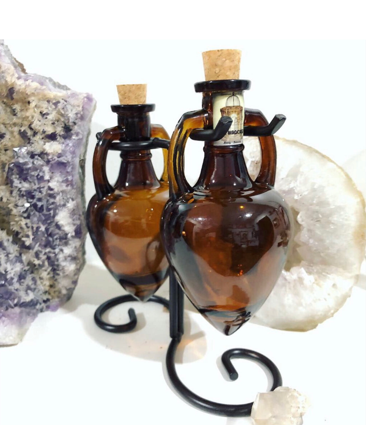 TIMELESS AURA* ~ Body Oil “Aura Drops” & “Timeless Toner” ~ in Amphora Amber glass vessels* ~ All Natural ~ Vegan~ Brighten your Aura*