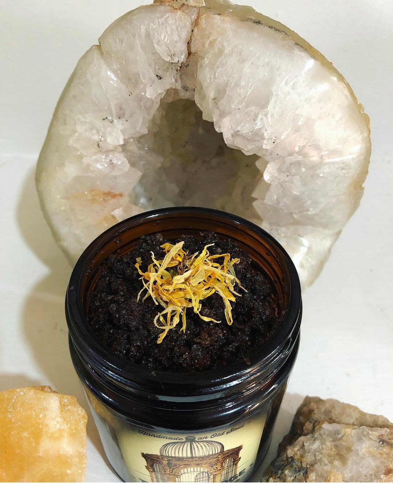 Citrus and Teatree Coffee Scrub ~ Organic / Vegan / Refreshing / Exfoliating / Moisturizing