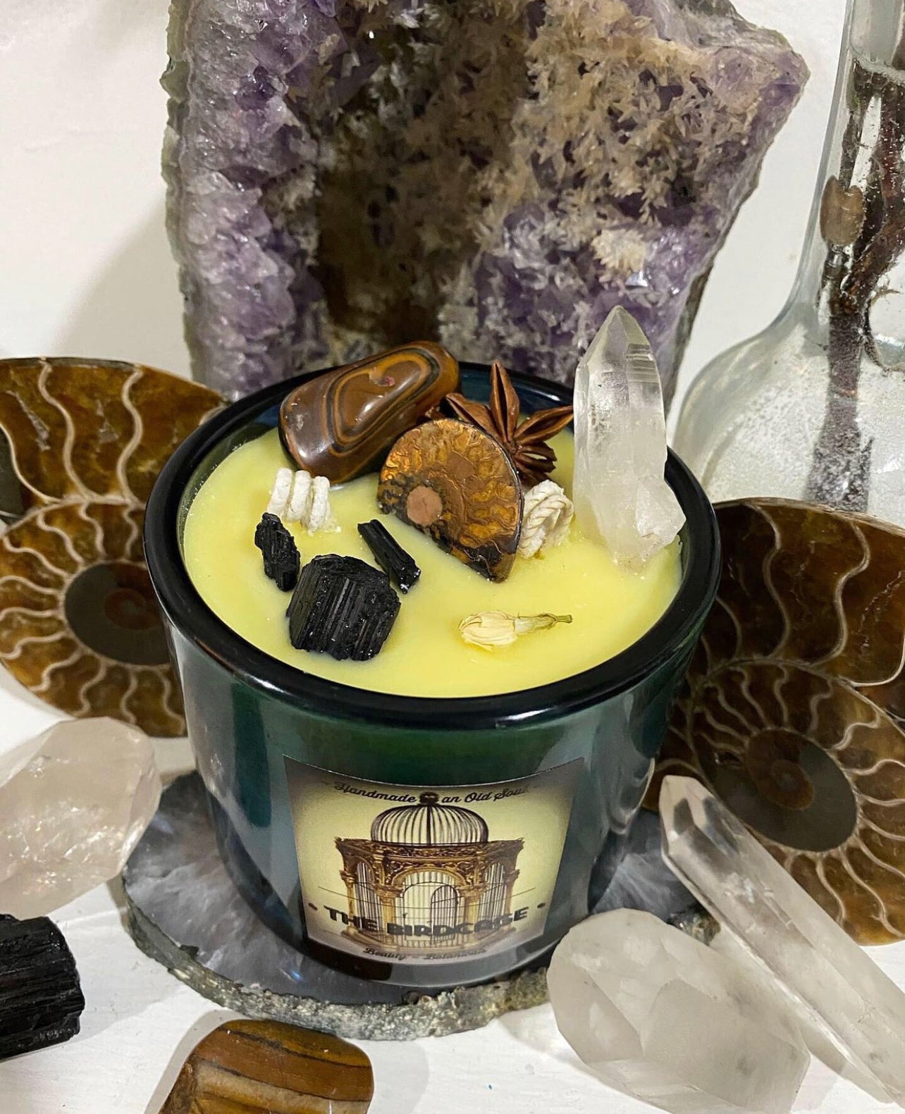 Mother Earth*~ All Natural Handmade Candle ~ 16oz ~Double Wick ~No Perfumes ~No Chemicals ~ 6 Essential Oils ~ Palm Oil Free ~ Soy Free