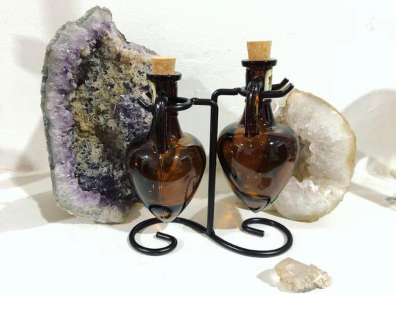 TIMELESS AURA* ~ Body Oil “Aura Drops” & “Timeless Toner” ~ in Amphora Amber glass vessels* ~ All Natural ~ Vegan~ Brighten your Aura*