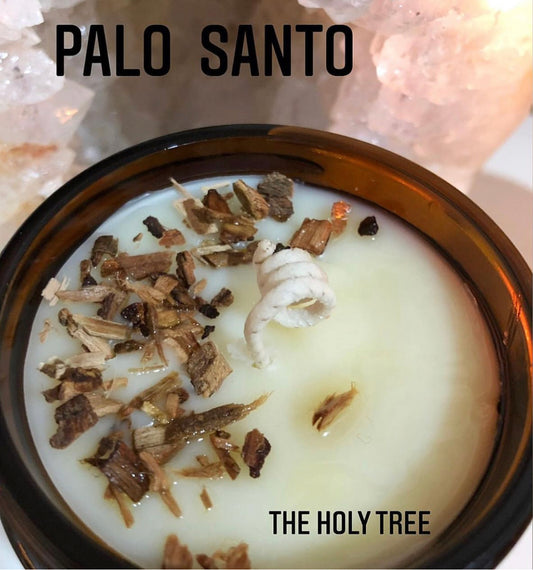 Palo Santo ~ The Holy Tree ~ Purifying Candle ~ All Natural ~ Hand poured candle ~ Soy Free ~ Chemical Free